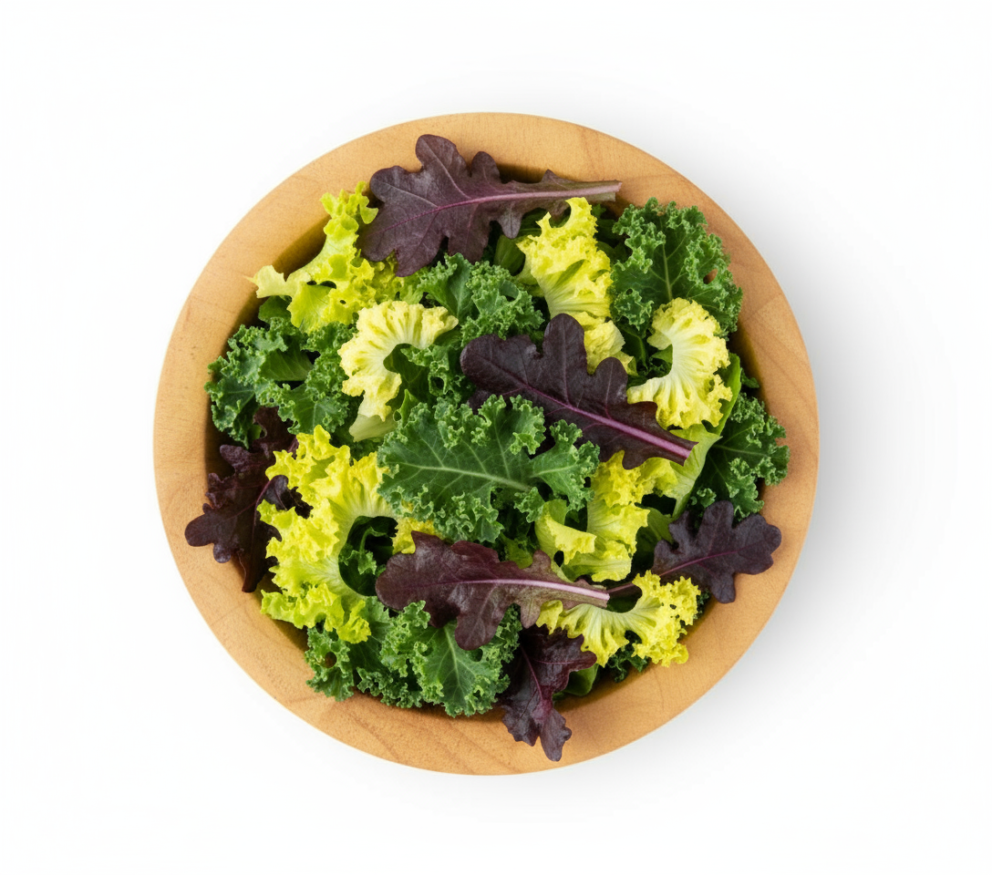 Lettuce Mix (Lollo Bionda, Lollo Rosso, Kale)