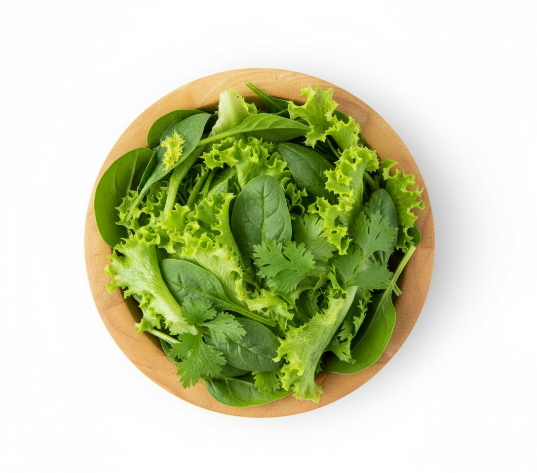Coriander Citrus Crunch (Lollo Bionda, Coriander, Spinach)