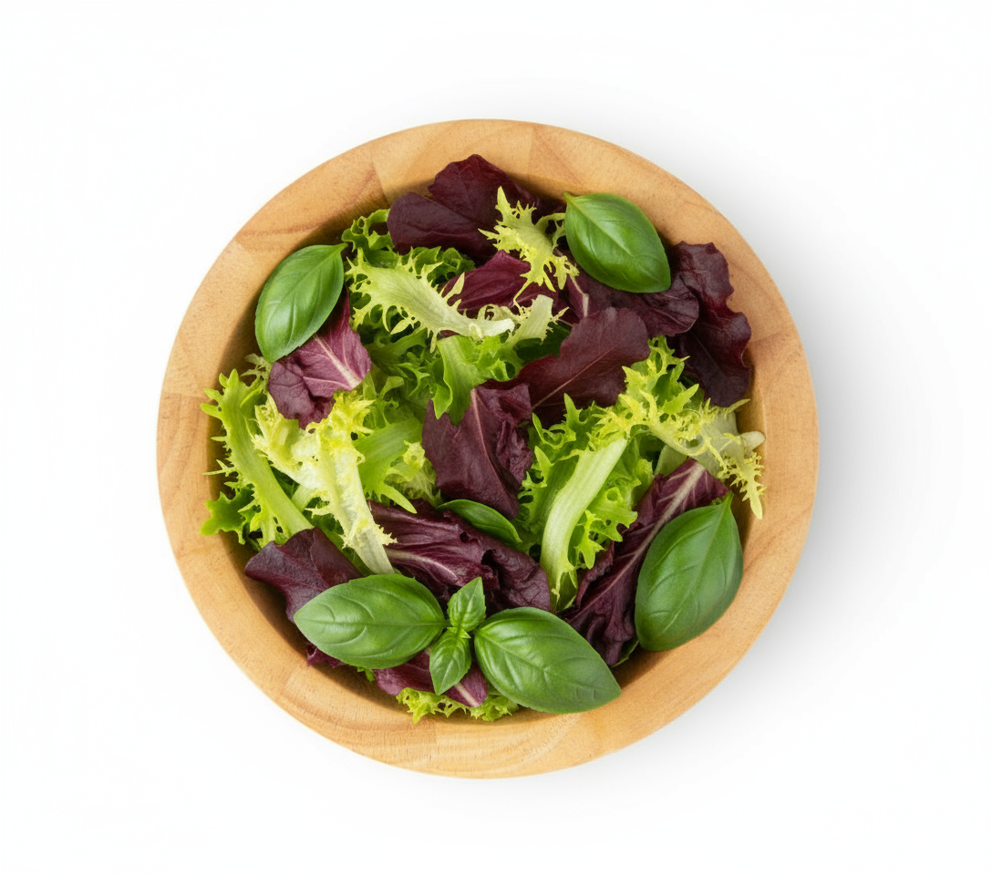 The Tuscan Garden (Lollo Rosso, Lollo Bionda, Sweet Basil)