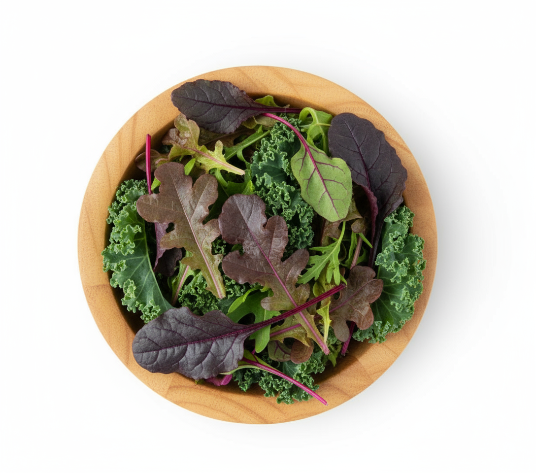Autumn Leaf Medley (Oakleaf Red, Kale, Beetroot Leaves)